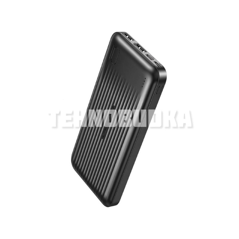 XO PB301 — Power Bank 10000 mAh с LED-дисплеем, чёрный